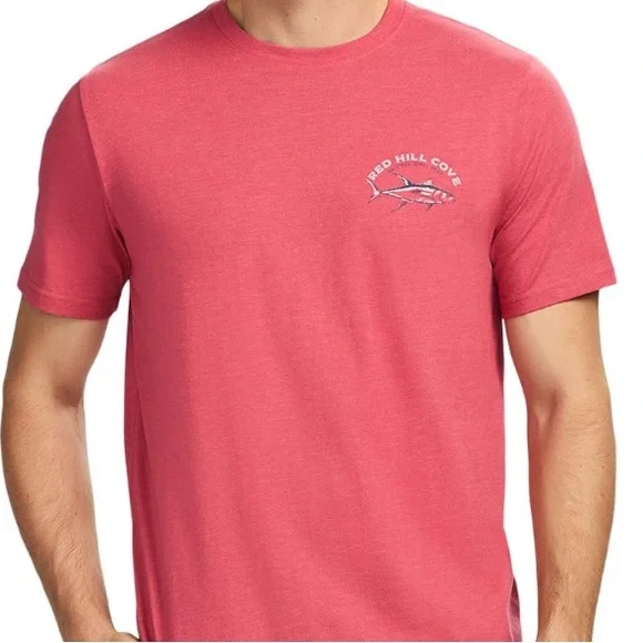 IZOD Men’s Red Hill Cove Graphic T-Shirt - Picture 1 of 3